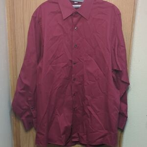 Geoffrey Beene Deep Red Men's Shirt